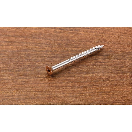 Tinkertools No.10 x 2.5 in. Star Flat Head Stainless Steel Deck Screws, 350PK TI2739472
